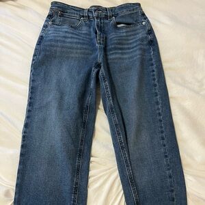 LLbean high rise boyfriend jeans